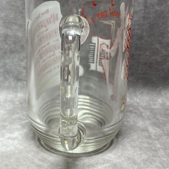 Hazel Atlas Big Top Peanut Butter Glass "How Dry I Am" Song Lyrics Mug - Picture 6 of 9